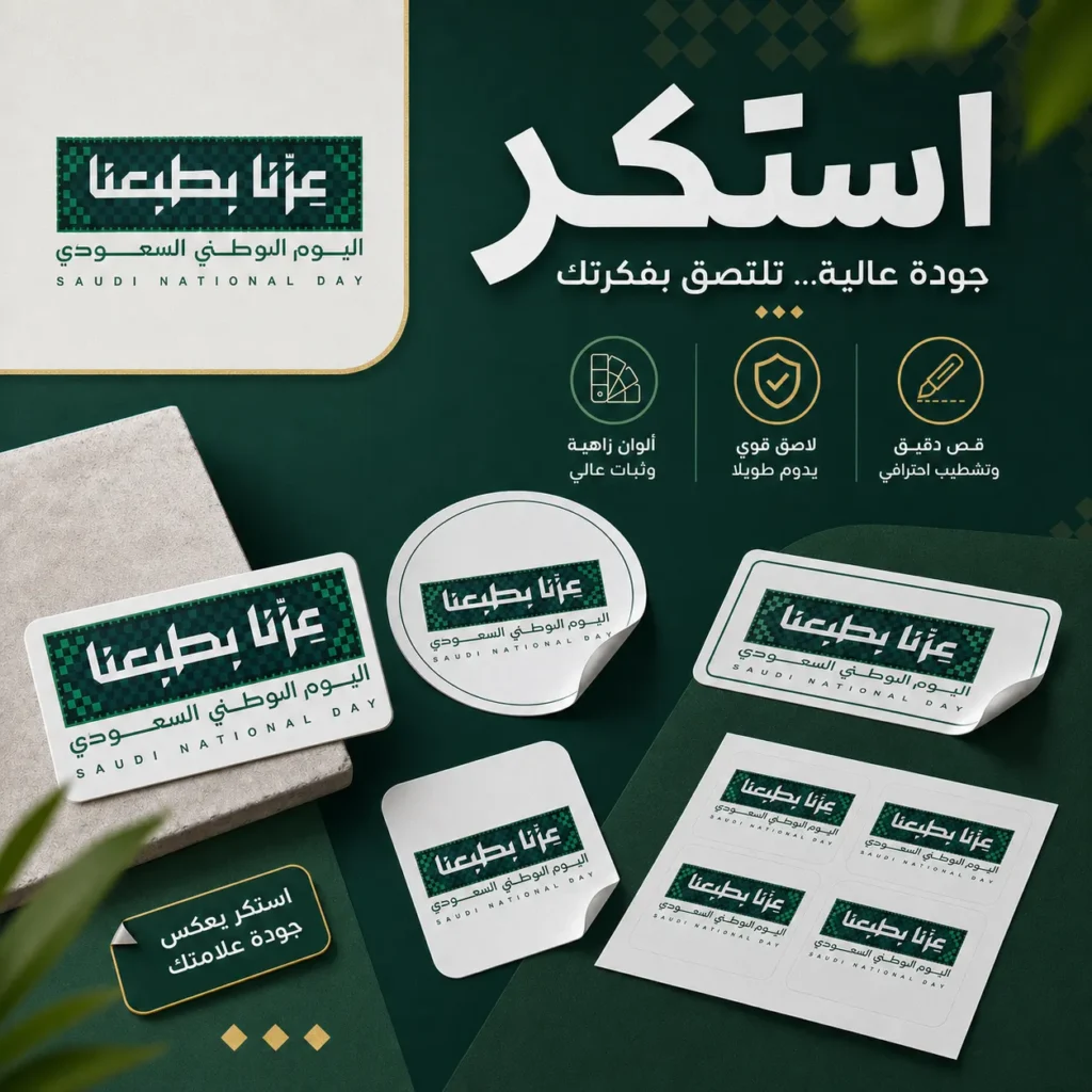 طباعة استكرات طباعة استكر اليوم الوطني طباعة استكرات اليوم الوطني
